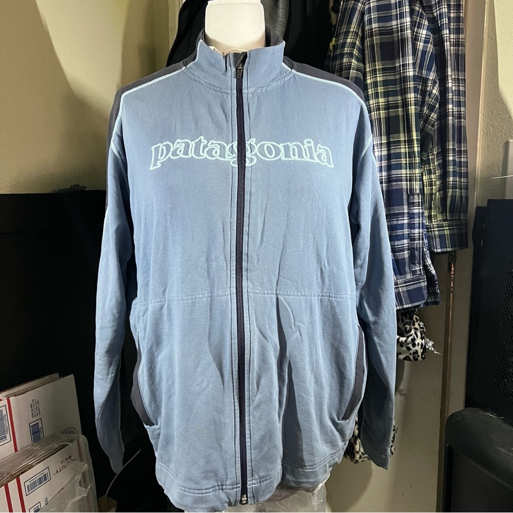 Patagonia Men's Full Zip Embroidered Logo Stretch Jacket Size XL